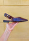 Babouche Lifestyle – Sabrina Slingback Dark Burgundy UnnaS