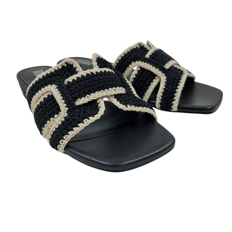 Bibi Lou - Sara Black and White Sandal - UNNA S