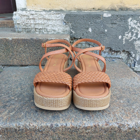 Unisa - Itzel Platform Sandal Cognac