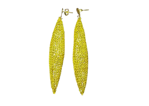Lotta & Djossou - Drop Earrings Brass/Gold - UNNA S
