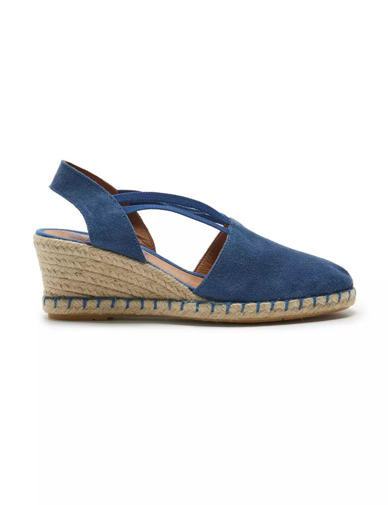 Verbenas - Maika Wedge Espadrille Blue