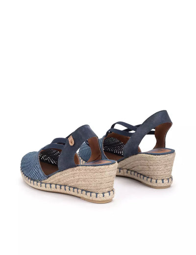 Verbenas - Maika Wedge Espadrille Blue