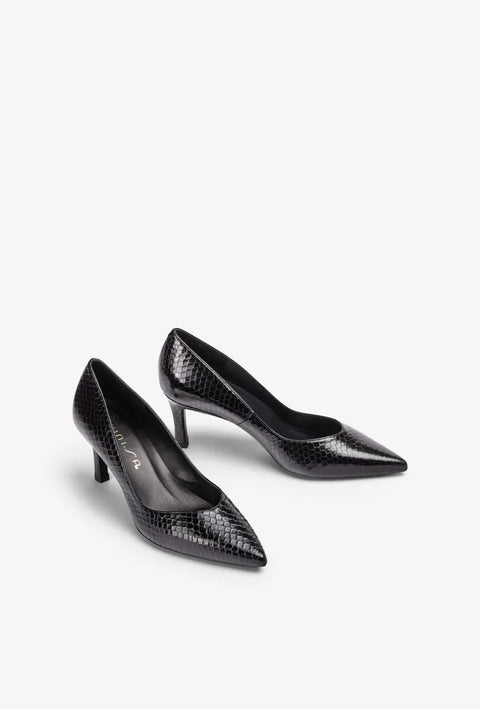 Unisa - Melina Heel Pump Black Snake