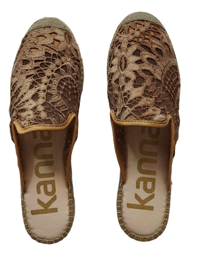 Kanna - Nilamon Creme Espadrille Sandal