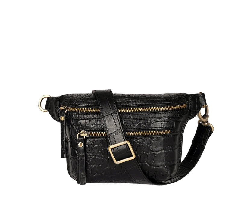 O My Bag - Beck´s Bum Bag Black Croco