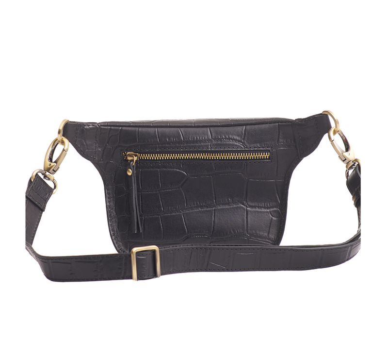 O My Bag - Beck´s Bum Bag Black Croco