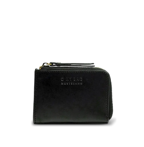O My Bag - Coco Coin Purse Black Classic Leather - UNNA S