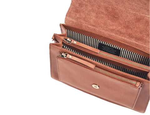 O My Bag - Harper Cognac Classic - UNNA S