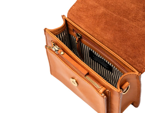 O My bag - Harper Mini Cognac - UNNA S