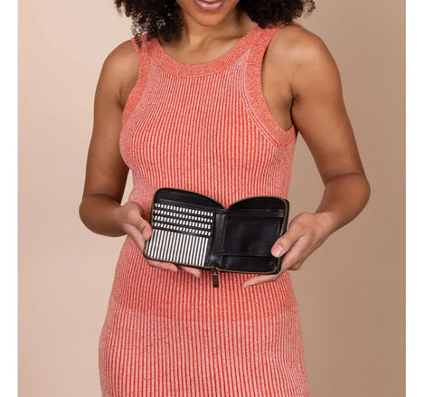 O My Bag - Sonny Square Wallet Black - UNNA S