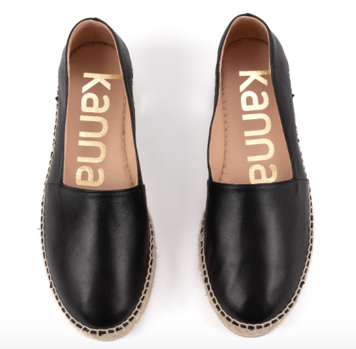 Kanna - Zelena Espadrille Black