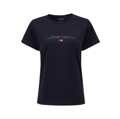 Lexington - Vanessa Organic Cotton T-Shirt Navy
