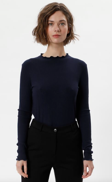 Karen by Simonsen - Long Sleeved T-Shirt Dark Blue