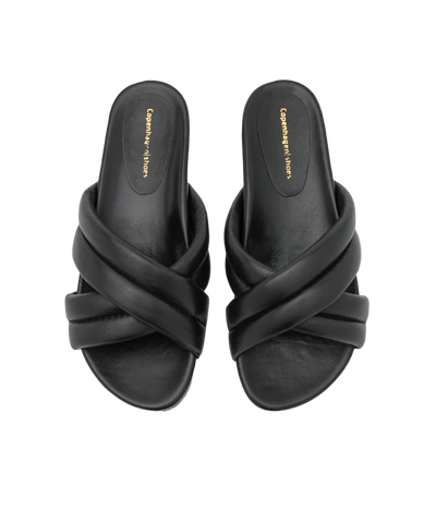 Copenhagen Shoes - Cos Criss-Cross Sandal Black