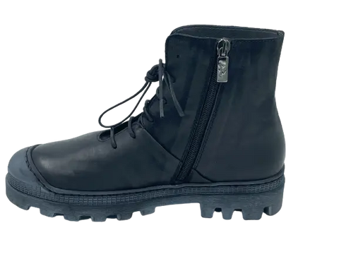 Lofina - Gasoline Ankle Boot Black - UNNA S